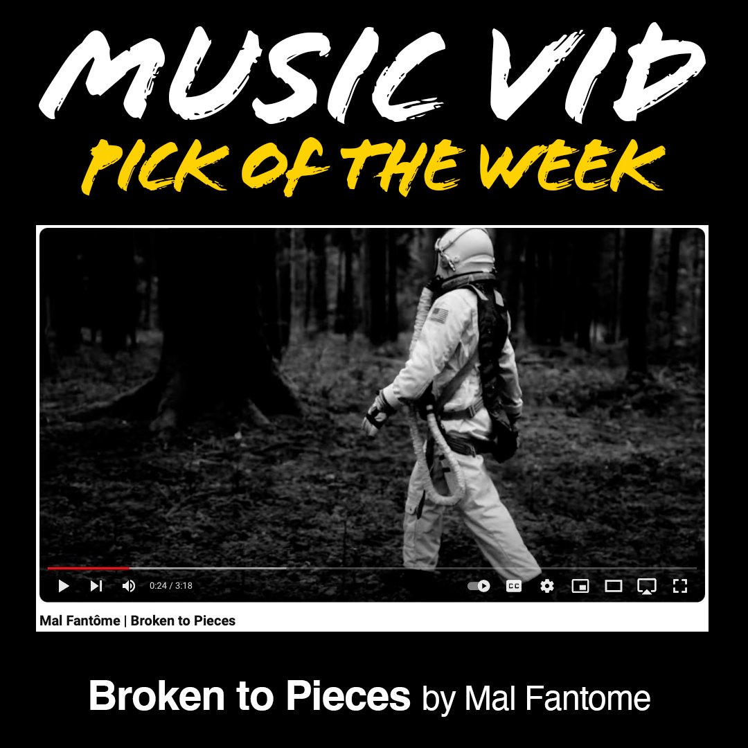 My @nas_spotlight video pick of the week is BROKEN TO PIECES by @malfantome because it's a great tune that doesn't need a video, but the video enhances it!

View: t.ly/mfoVv

#iwantmynas #stoppayola #musicvideo #indiemusic #indieartist #newmusicvideo #newmusicalert