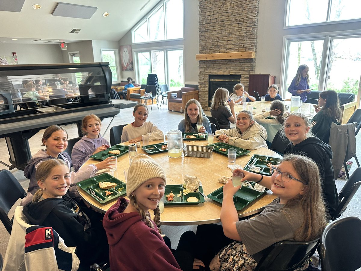 Day 3, rain or shine! 🧭🏹🎯 And our last lunch as we depart the Howell Nature Center! #sascompass #heritagelearn