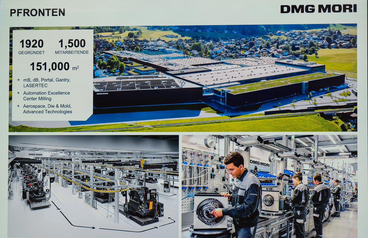 DMG MORI, deutsch-japanischer Werkzeugmaschinenhersteller, eröffnet Europazentrale in München. 15 000 Mitarbeiter weltweit, davon 4000 in Deutschland, über 2000 in Bayern. Bayern als wirtschaftsfreundlicher Hochtechnologiestandort ist attraktiv für solche Entscheidungen.