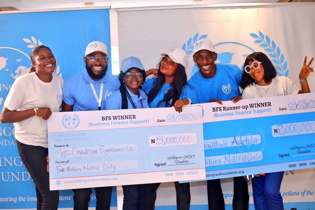 Holdingcore NGO Foundation Celebrates the Grant Winners!

It was a day filled with joy as we celebrated our amazing winners at the Cheque Presentation Event. Those smiles say it all!

More pictures to be uploaded soon.

#HoldingcoreNGOfoundation #GrantWinners #EmpoweringChange