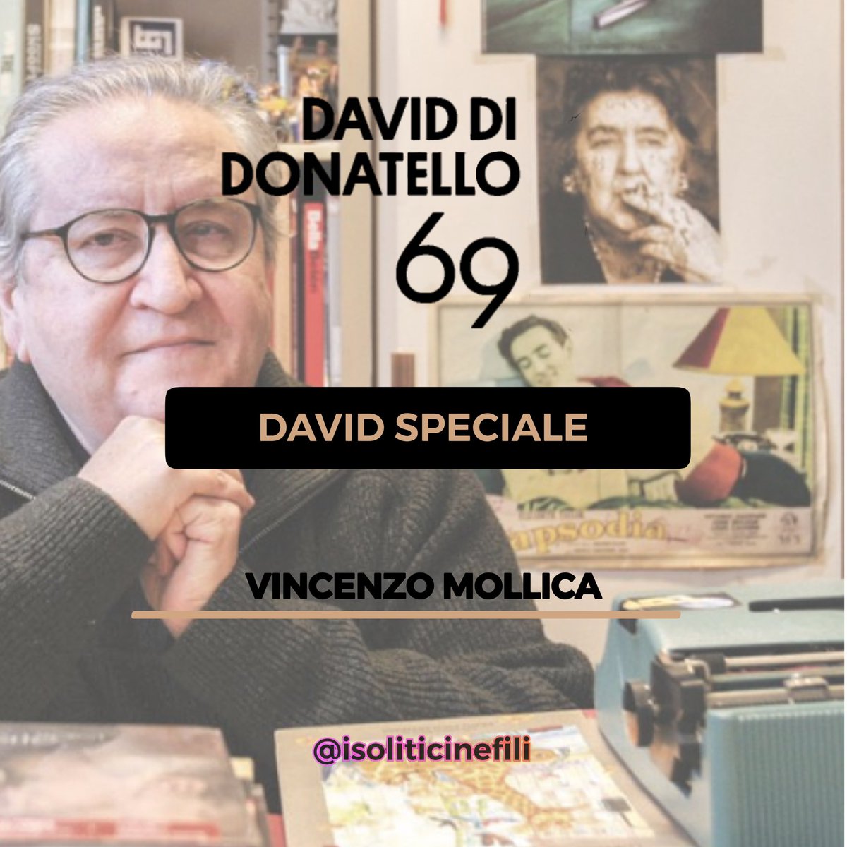 Vincenzo Mollica riceve il David Speciale.

#DavidDiDonatello #DavidDiDonatello2024 #VincenzoMollica #isoliticinefili