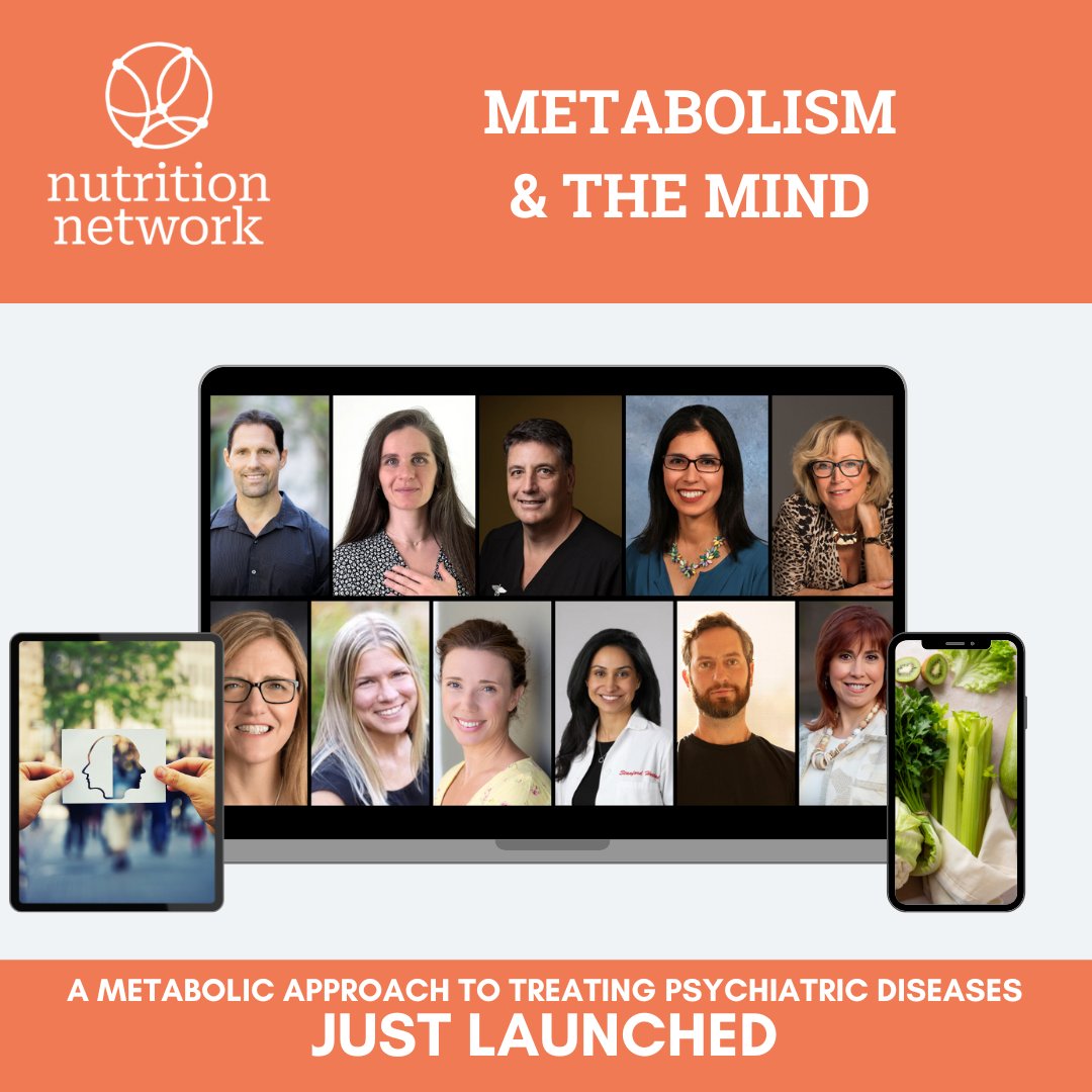 I am thrilled to share that I've had the privilege of contributing to an exceptional online course that delves into interdisciplinary collaboration that addresses both #metabolic and psychiatric aspects of #health @NutritionNetwrk @Metabolic_Mind bit.ly/3TFa3eF