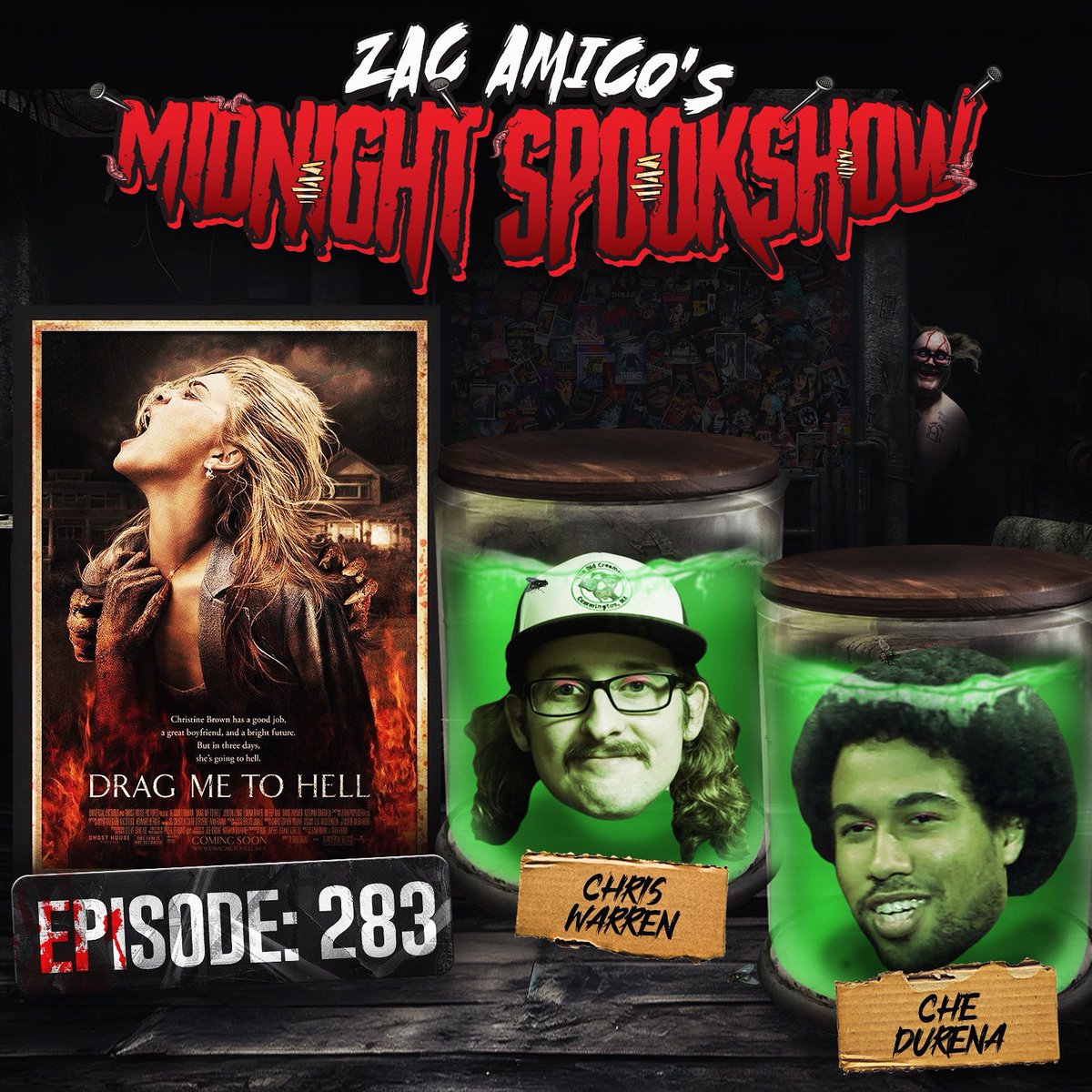 Tonight at midnight EST on @zacspookshow! Subscribe to gasdigital.com to watch live and use code ZAC14 at signup for a 2 WEEK FREE TRIAL! @ZASpookshow @CheDurena
