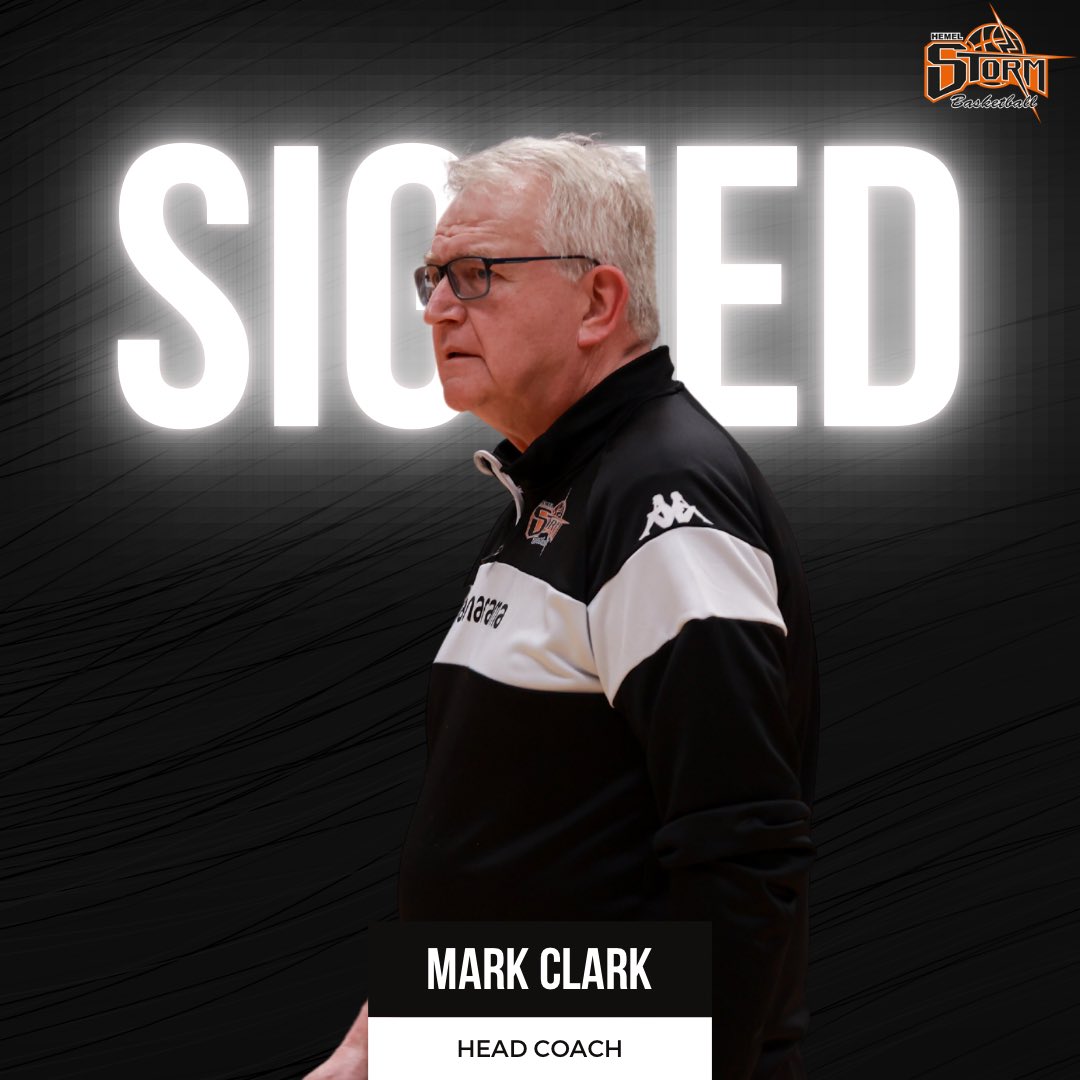 📰 | Mark Clark back for second season! Hemel Storm are delighted to announce that Head Coach @clarkabbey will be returning for the 2024/25 campaign 🙌 Read more ⬇️ stormbasketball.net/clark-signs. #ItsStormSeason⛈️