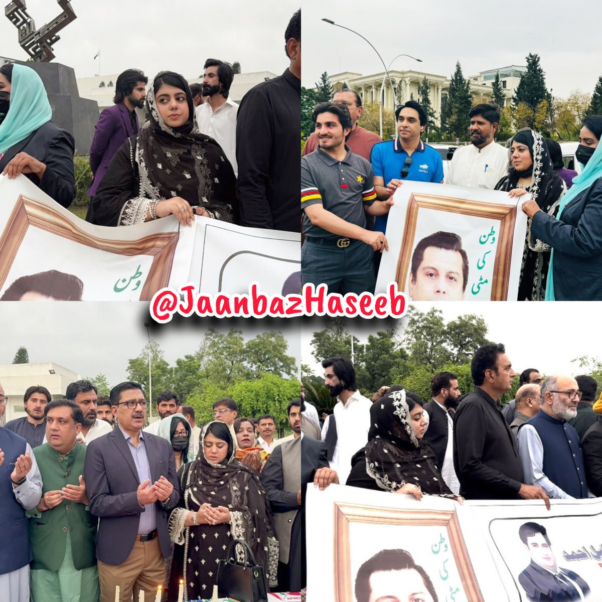 On the Day of World Press Freedom, The Journalist Society and Wife of @Arsched Sharif Shaheed Leads the Rally for Justice for Arshad Sharif Shaheed on Sharah E Dastoor Islamabad.
@FarooquiJameel & @SenatorMushtaq were Present for Solidarity with @Javerias.

#ArshadSharifShaheed