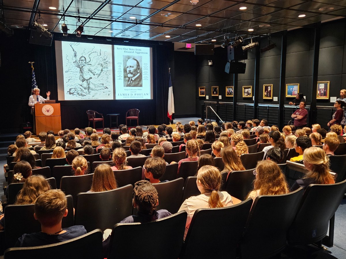 Great event this morning by our Education Department! Standing room only for the 11 a.m. Sam Mihara: A Detailed Look at Japanese-American Internment Camps talk that was enjoyed by all. Join us for the 6 p.m. event this evening!  #bush41 #bushlibrary #bush41museum