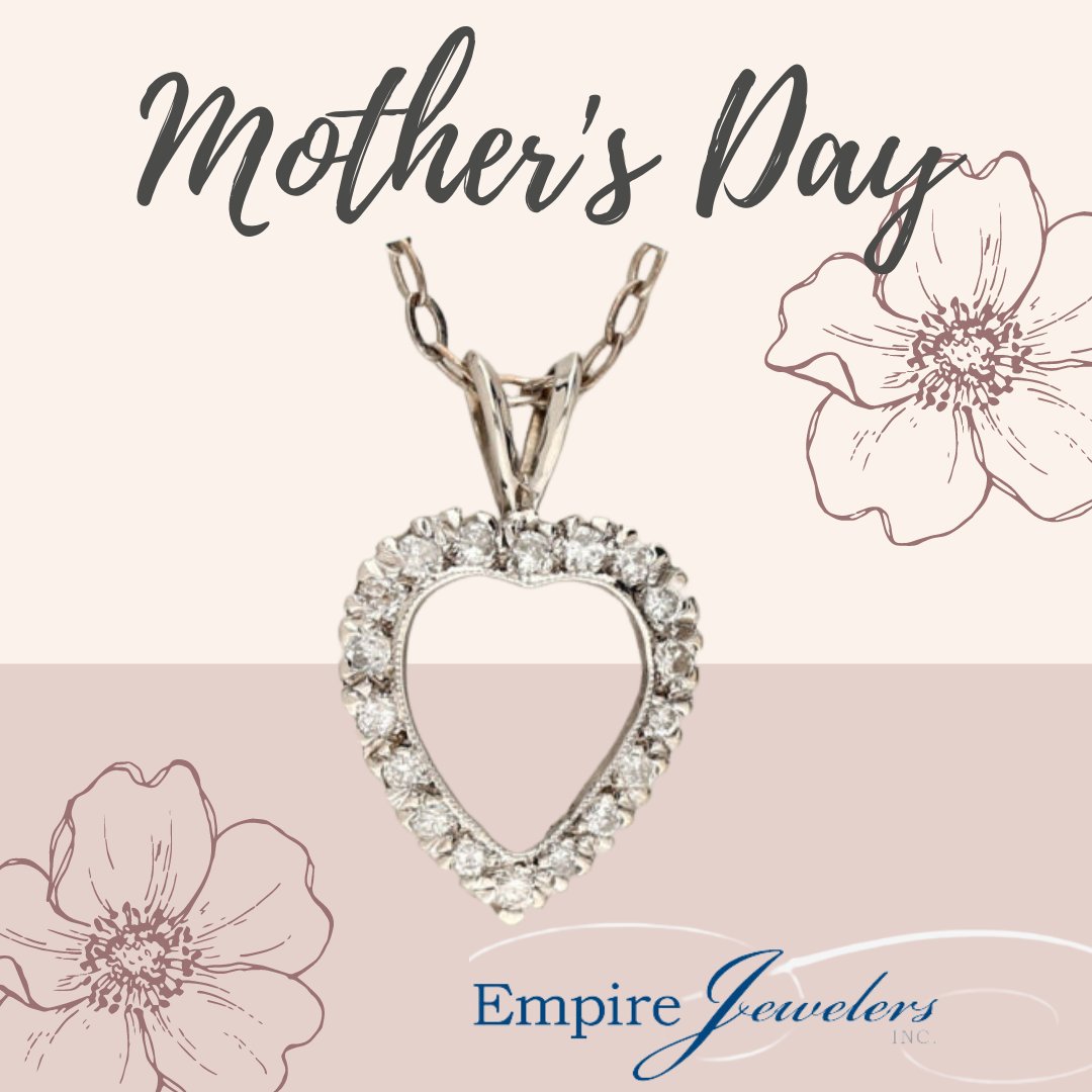 Such a sweet gift for your loving mom!  A classic heart pendant that is fishtail prong set with 18 round brilliant #diamonds. At only $195, why pay retail? #diamondhearts #heartpendant #heartnecklace #mothersday #mothersdayhearts  ebay.com/itm/3746047967…