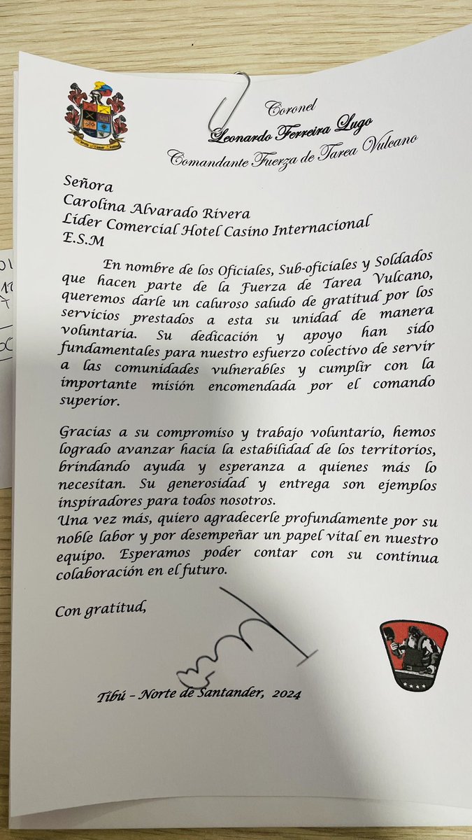 CaRRis1919's tweet photo. Las cosas que se hacen con amor y compromiso 🥰 tiene un excelente resultado. Feliz de haber sido parte de este proyecto y espero poder seguir apoyando los próximos. @COL_EJERCITO @hotelcasinoint https://t.co/Xe62xW9L87