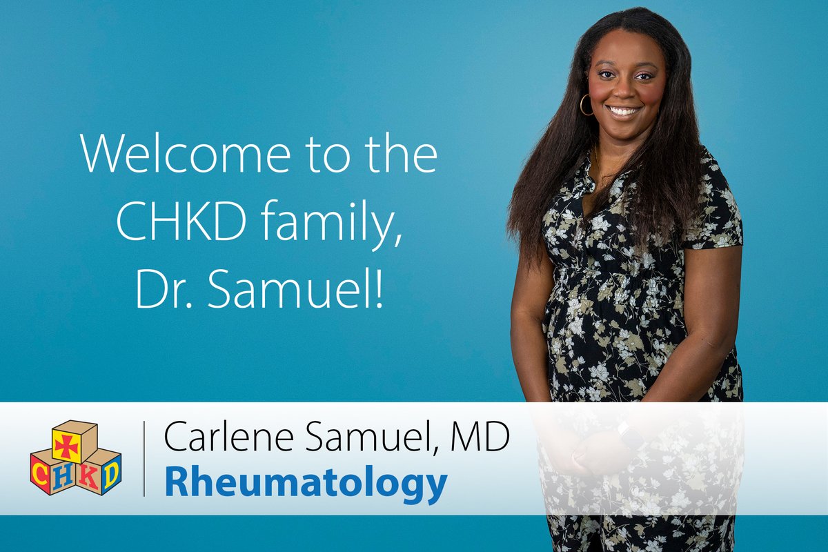 Meet Carlene Samuel, MD, a recent addition to the #Rheumatology practice at #CHKD. Dr. Samuel has a passion for medical education and has cared for children with juvenile arthritis, amplified pain, and lupus. Read more at bit.ly/3WrKwJ0. #Pediatrics