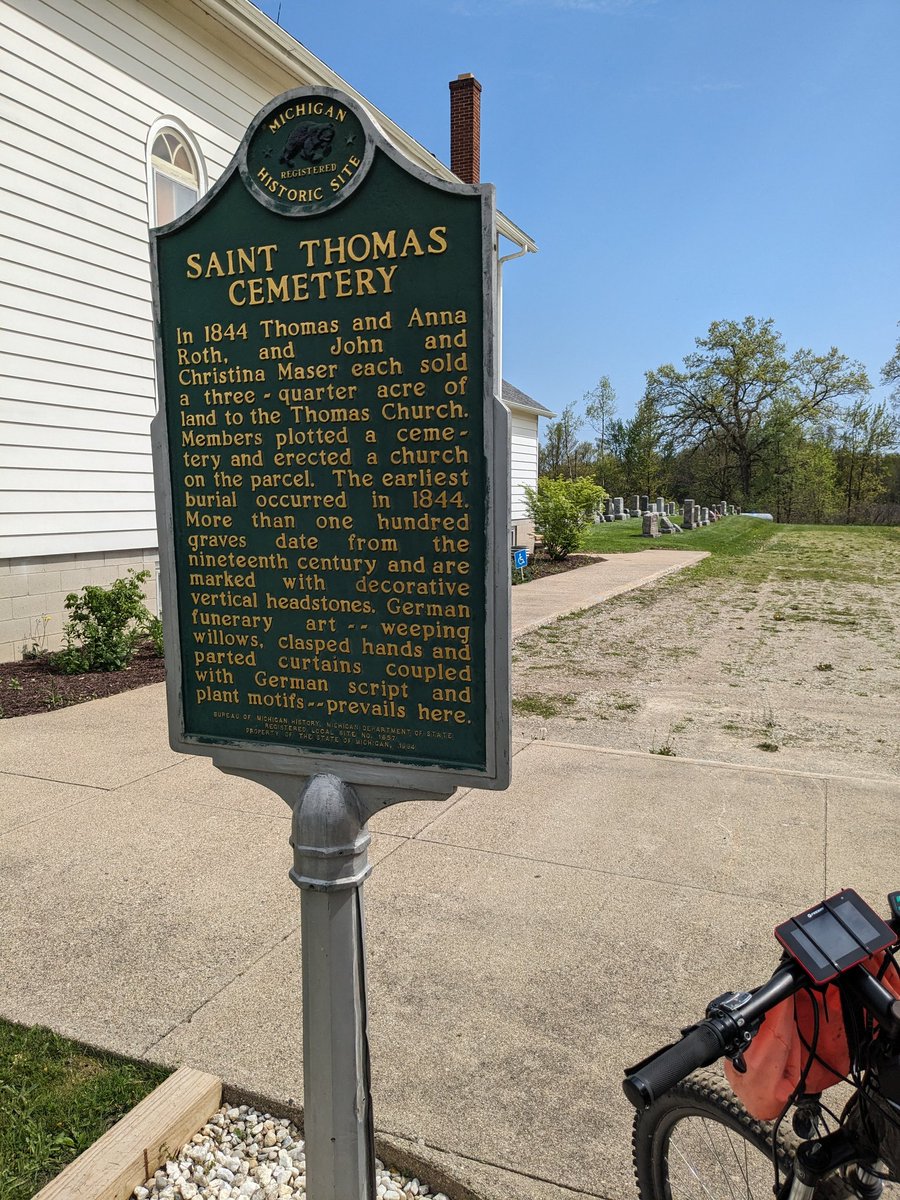 Exploring the country roads outside And Arbor. I brake for historical markers.
#tracethemitten