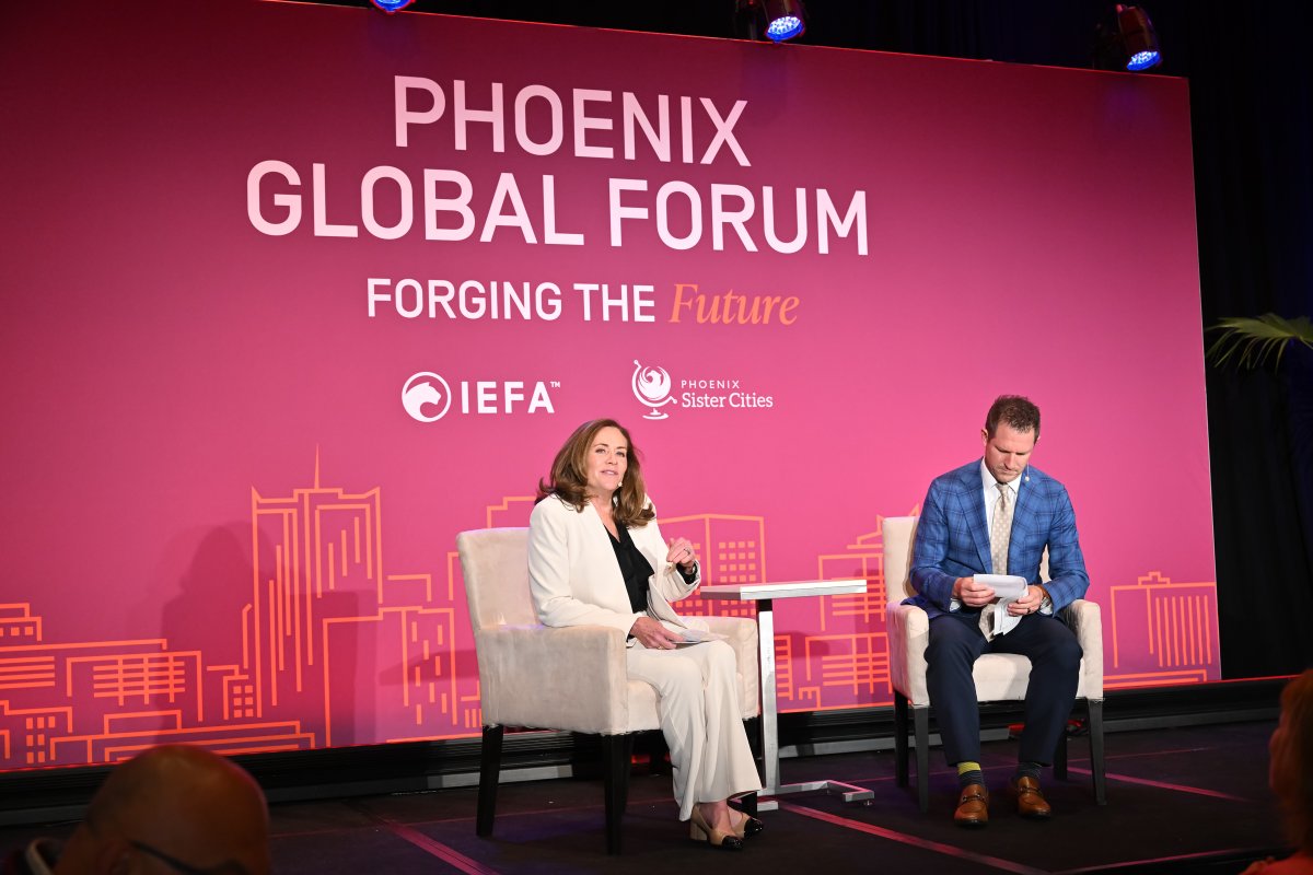I was honored to speak on partnerships for economic development at home and abroad during #PHXGlobalForum with IEFA @AmericasForum. Our landmark partnership on #climateaction, the Coalition for Climate Entrepreneurship, is working across 9 hubs around the world to accelerate…