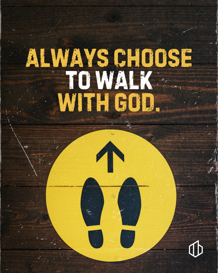 Find strength in every step by walking with God by your side! #TrinityHarvestChurch #OwnIt #SeekJoy #Devotion