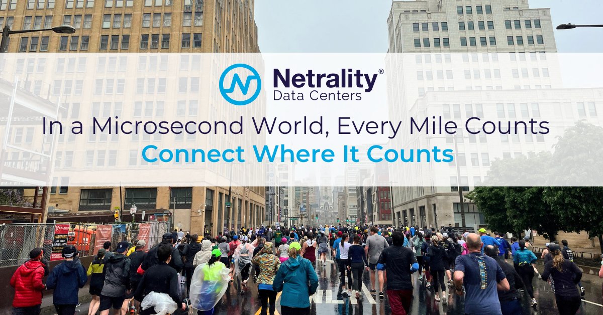 Every mile counts during the @IBX BSR. At Netrality Data Centers, we feel the same way when it comes to facilitating high-speed data transmission. Extend your digital transformation journey the extra mile and gain a competitive edge with our Phillly data center. #IBXBSRPartner