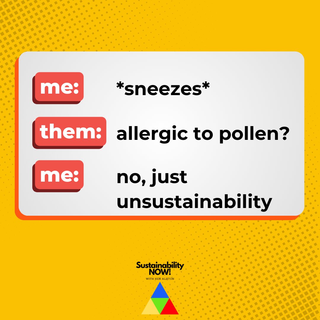 Comment SNEEZE below if you are also allergic to unsustainability! The best remedy is to subscribe to my SustainabilityNOW! YouTube channel here: smpl.is/904oo

#sustainabilitynow #sustainableliving #youtubechannel #subscribe #environmentallyconscious #savetheplanet