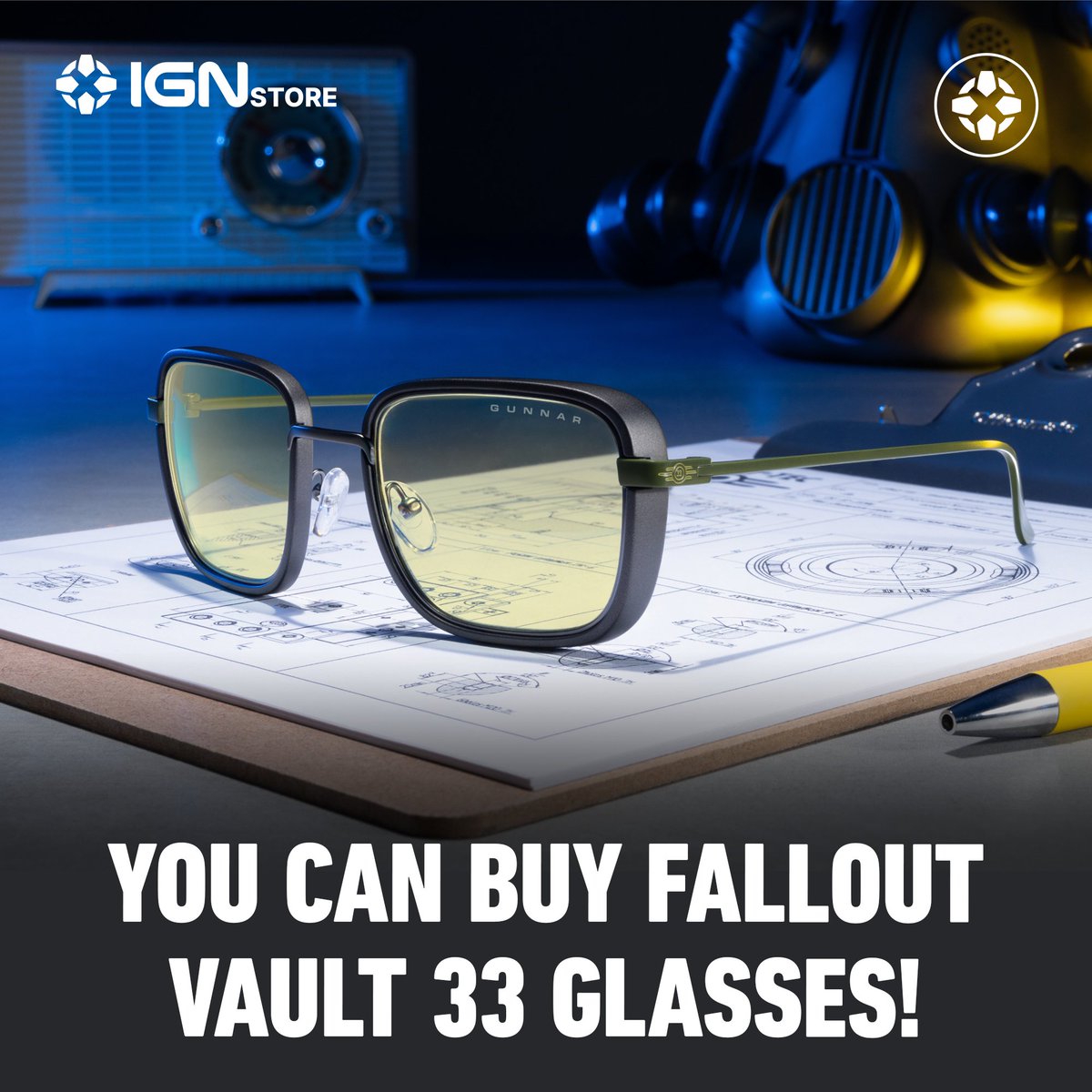 Please stand by... equip your Pip-Boy and return to the post-apocalyptic ’40s-flavored world of Fallout® with the exclusive Amazon Studios’® Fallout Vault 33 glasses, now available at the IGN Store. store.ign.com/products/fallo…