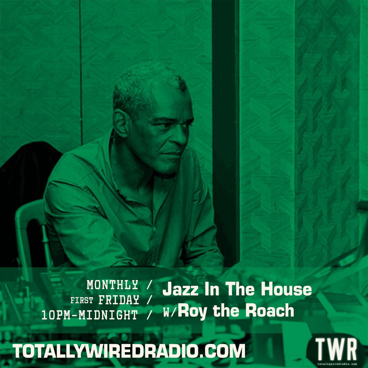 Jazz In The House  Dj Eren #tribute w/ Roy the Roach #startingsoon on #TotallyWiredRadio Listen @ Link in bio.
-
Giving it up for his beloved friend and favourite Dj, Roy the Roach pays tribute to Dj Eren. 
-
#MusicIsLife #London
-
#JazzHouse #SoulfulHouse #DeepHouse #Jazz