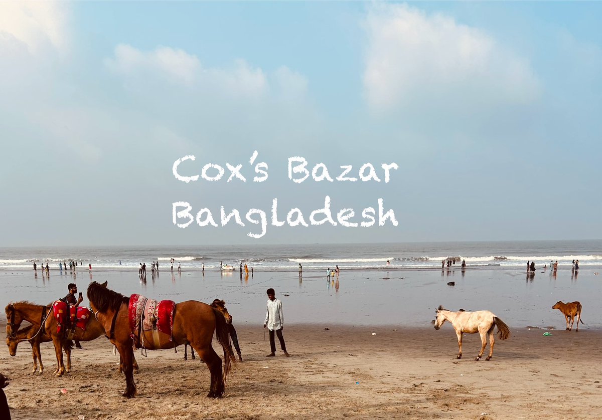 learnthyworld's tweet photo. World’s longest uninterrupted beach is located in Bangladesh. Cox’s Bazar is one of the most lively beaches around. Also worth a visit in this scorching weather. #coxsbazar https://t.co/qG3YPRwg9g