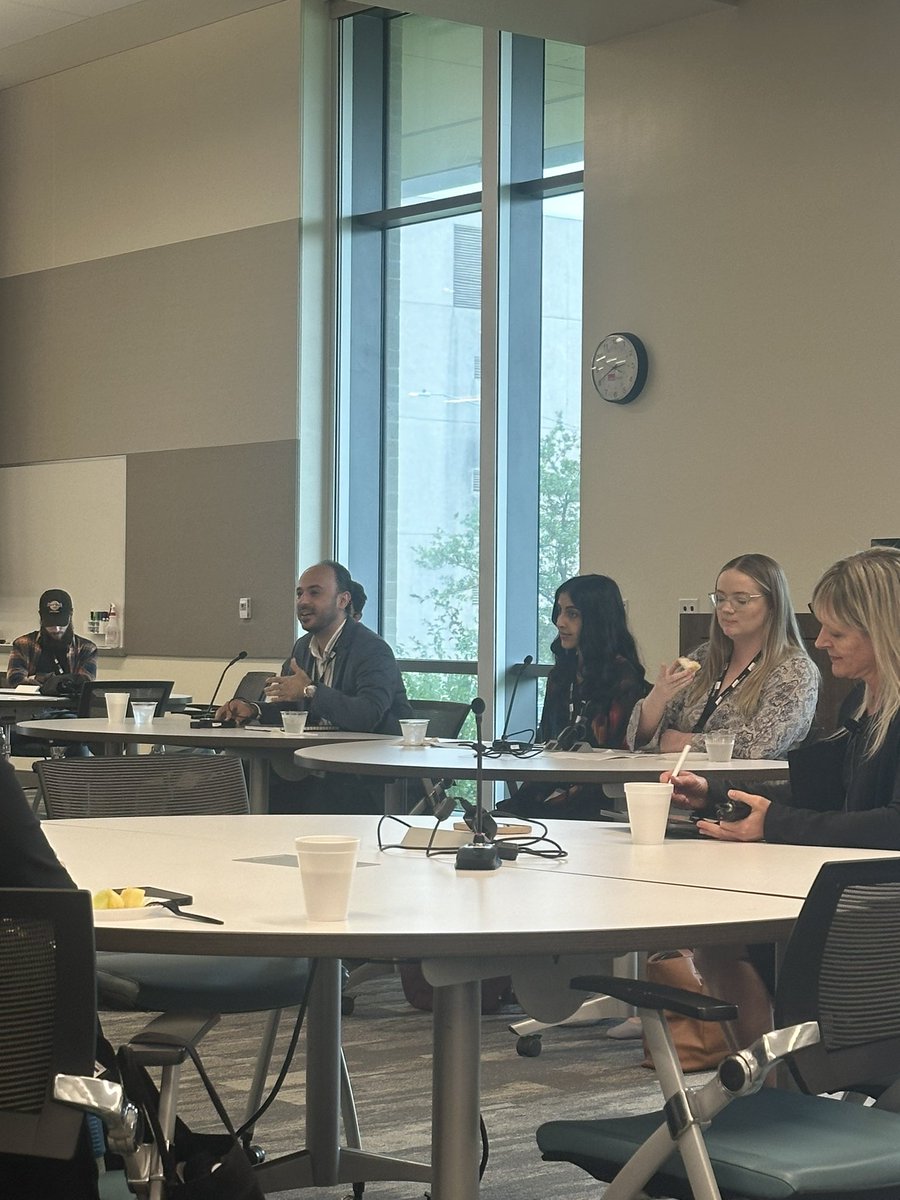 SPPH students, Rich Preble and Mohanad Albayyaa, are two of four panelists on the TEACH-S Educational Symposium student panel. This symposium brings together educators and students from @utmbhealth, @bcmhouston, @McGovernMed, @MDAndersonNews and @UHouston Fertitta Family COM.