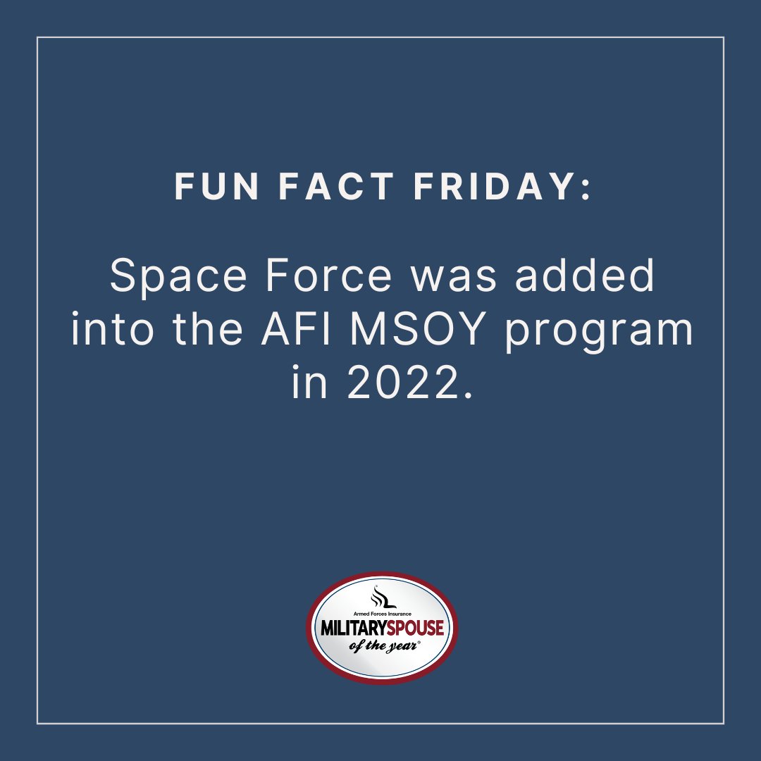 The Space Force branch was signed into law in 2019 but wasn’t added into the AFI MSOY program till 2022 due to the extension of the 2020-2021 AFI MSOY class. #AFIMSOYFamily #MSOY24