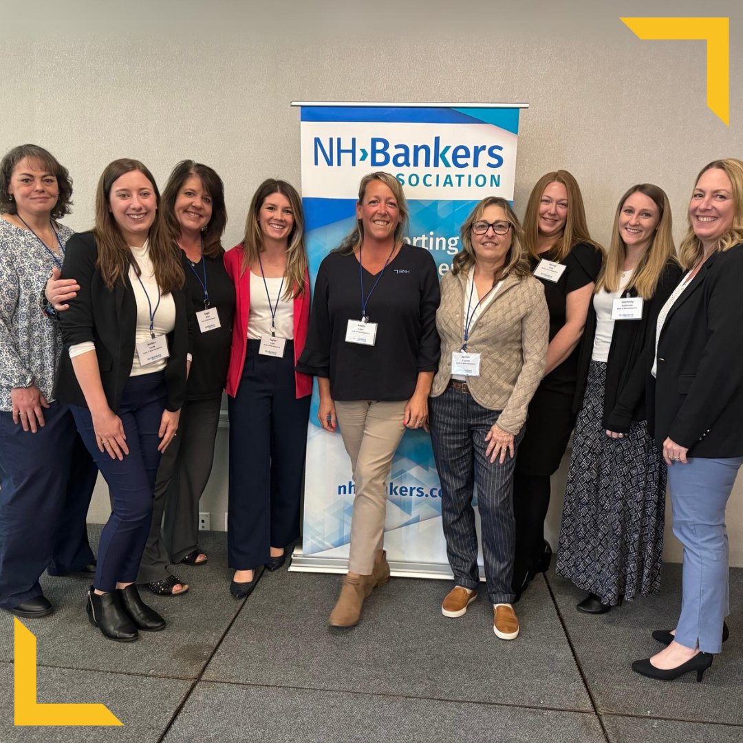 Thrilled to have had our #TeamBNH present at the NH Bankers Association #WomeninBanking conference! We relish every chance we get to expand our knowledge, foster growth and champion one another.