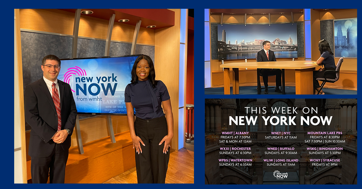 Tune in to @NYNOW_PBS this weekend! Adam Ruder, Dir., Clean Transportation shares insight on NY's $500M Bond Act funding for electric school buses & assistance available to schools for bus purchases, fleet planning & charging infrastructure. bit.ly/3WlxIE1