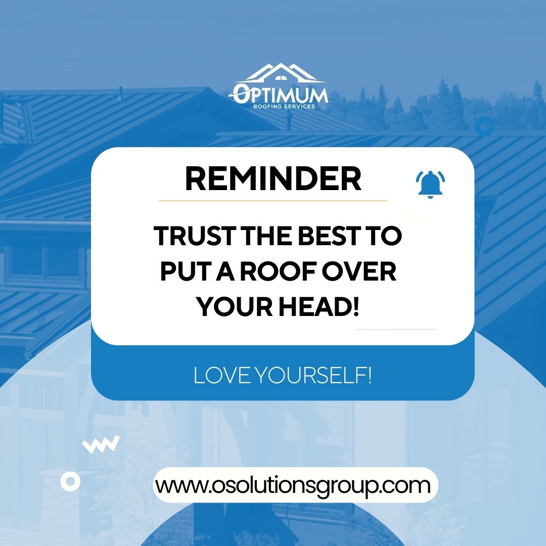 Our experienced team and dedication to quality ensure that your home is protected with a sturdy and reliable roof. Don't settle for anything less when it comes to your home's safety and longevity. Choose Optimum Roofing for peace of mind and exceptional service.
.
.
#optimumroofs