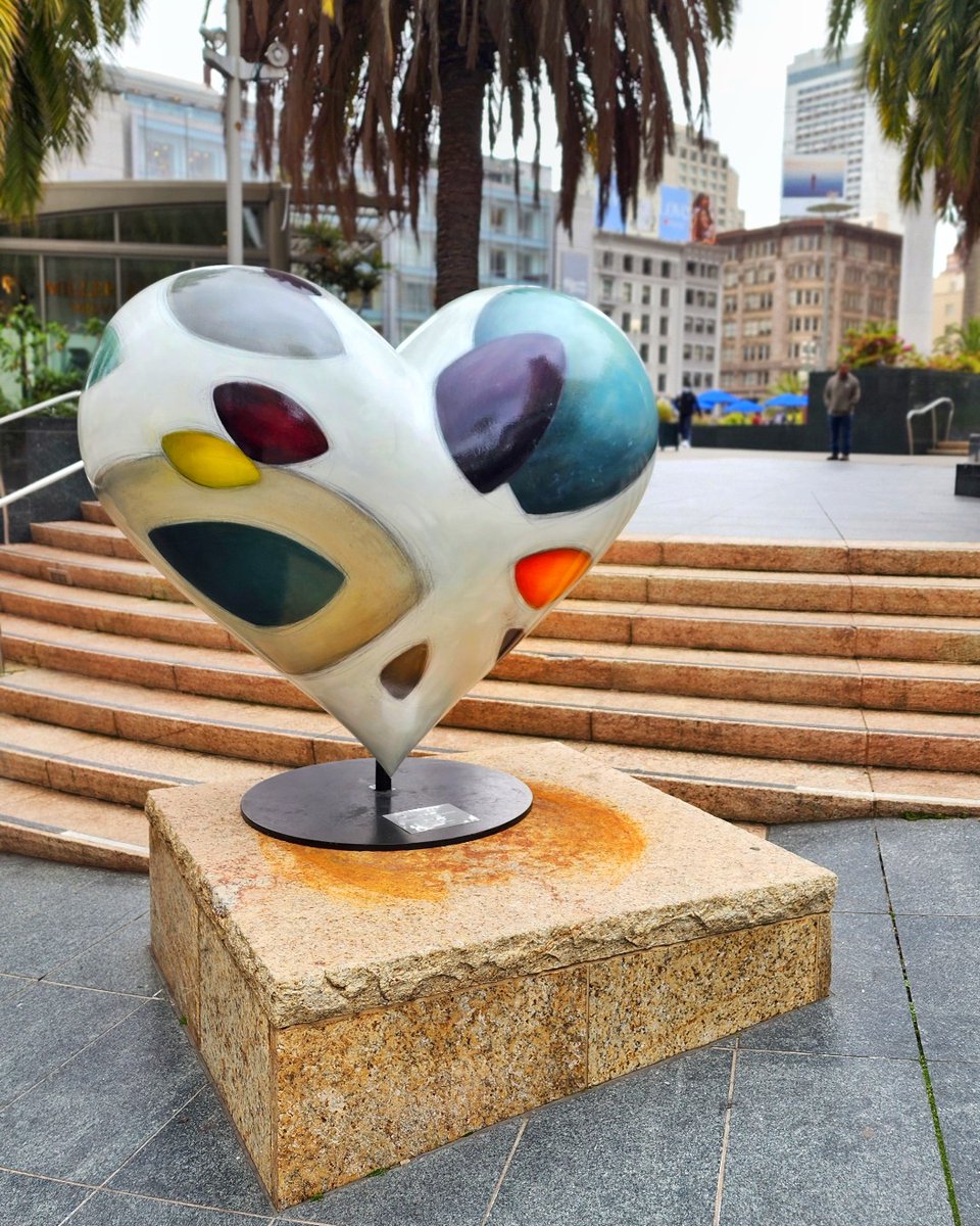 Only in SF @ 🌁 (@onlyinsf) on Twitter photo If you left your heart in SF, we may have found it in <a href="/UnionSquareSF/">Union Square, SF</a>!
Since 2004, the Hearts in SF project has been a testament to our city's vibrant art scene. These sculptures, created by local artists, are constantly evolving for everyone to enjoy. bit.ly/4dhnKtr If you left your heart in SF, we may have found it in <a href="/UnionSquareSF/">Union Square, SF</a>!
Since 2004, the Hearts in SF project has been a testament to our city's vibrant art scene. These sculptures, created by local artists, are constantly evolving for everyone to enjoy. bit.ly/4dhnKtr