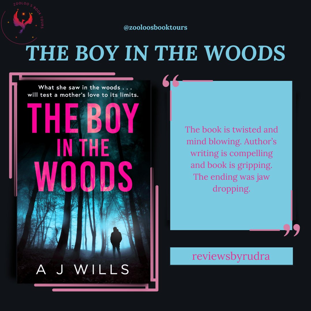 On the book tour for #TheBoyintheWoods we saw posts from #reviewsbyrudra and #FullyBookedInKentucky ~ You can read their full reviews here ~ tinyurl.com/khan43xh 

Excited to see what @songra28 thinks as they join the tour!

@adrianwills   
#ZooloosBookTours