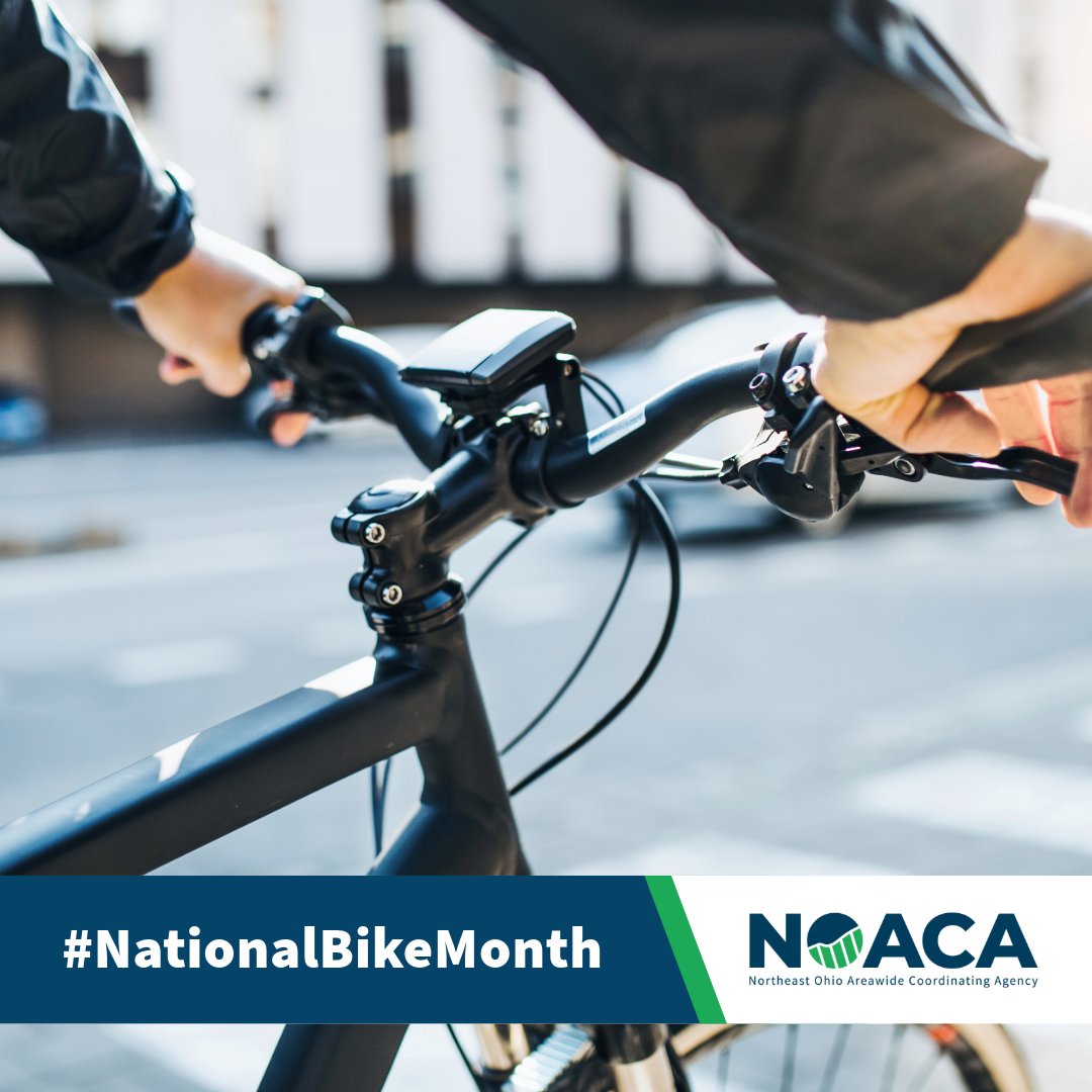 May is National Bicycle Month! View biking options that benefit the environment, public health and air quality on the NOACA website: noaca.org/regional-plann… #NationalBikeMonth