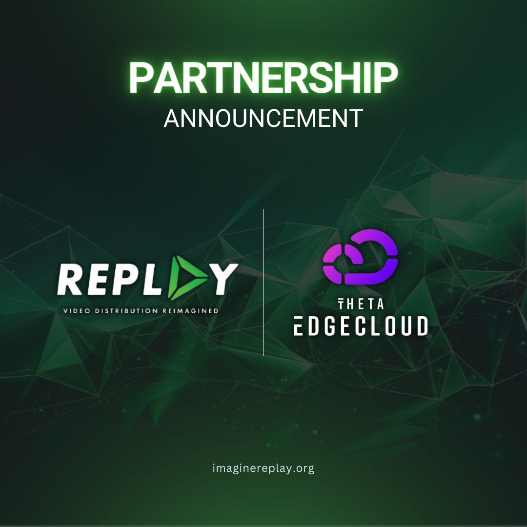 PARTNERSHIP ANNOUNCEMENT 🤝 We're excited to announce our partnership with @Theta_Network for their Theta EdgeCloud. The 1st hybrid cloud AI computing platform will allow us to optimize the process of our text-to-video AI generative protocol. Write, Create & REPLAY 🔁