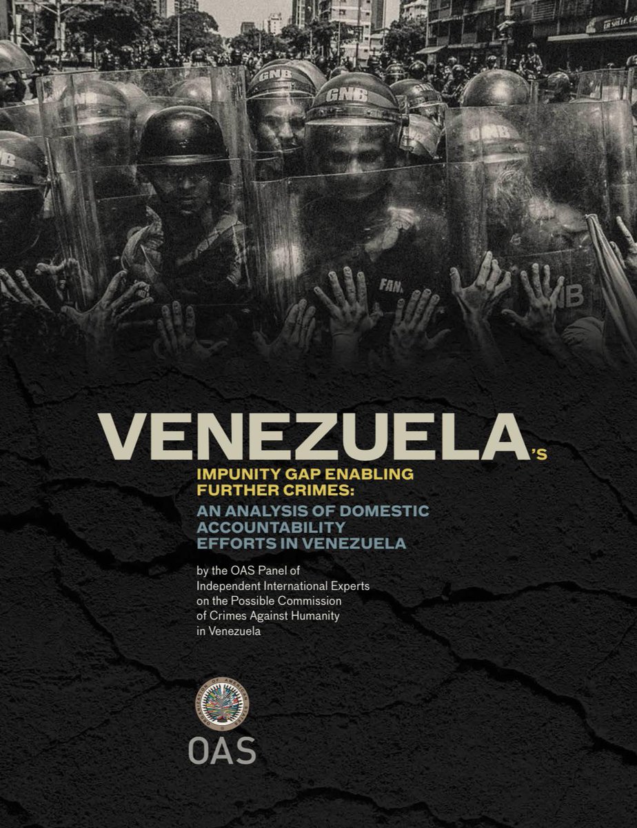 We received the new report from the Panel of Independent Experts on Possible Crimes Against Humanity in Venezuela, titled “Venezuela's Impunity Gap Enabling Further Crimes.” We consider this report an important contribution channeling denunciations from victims and victims'…