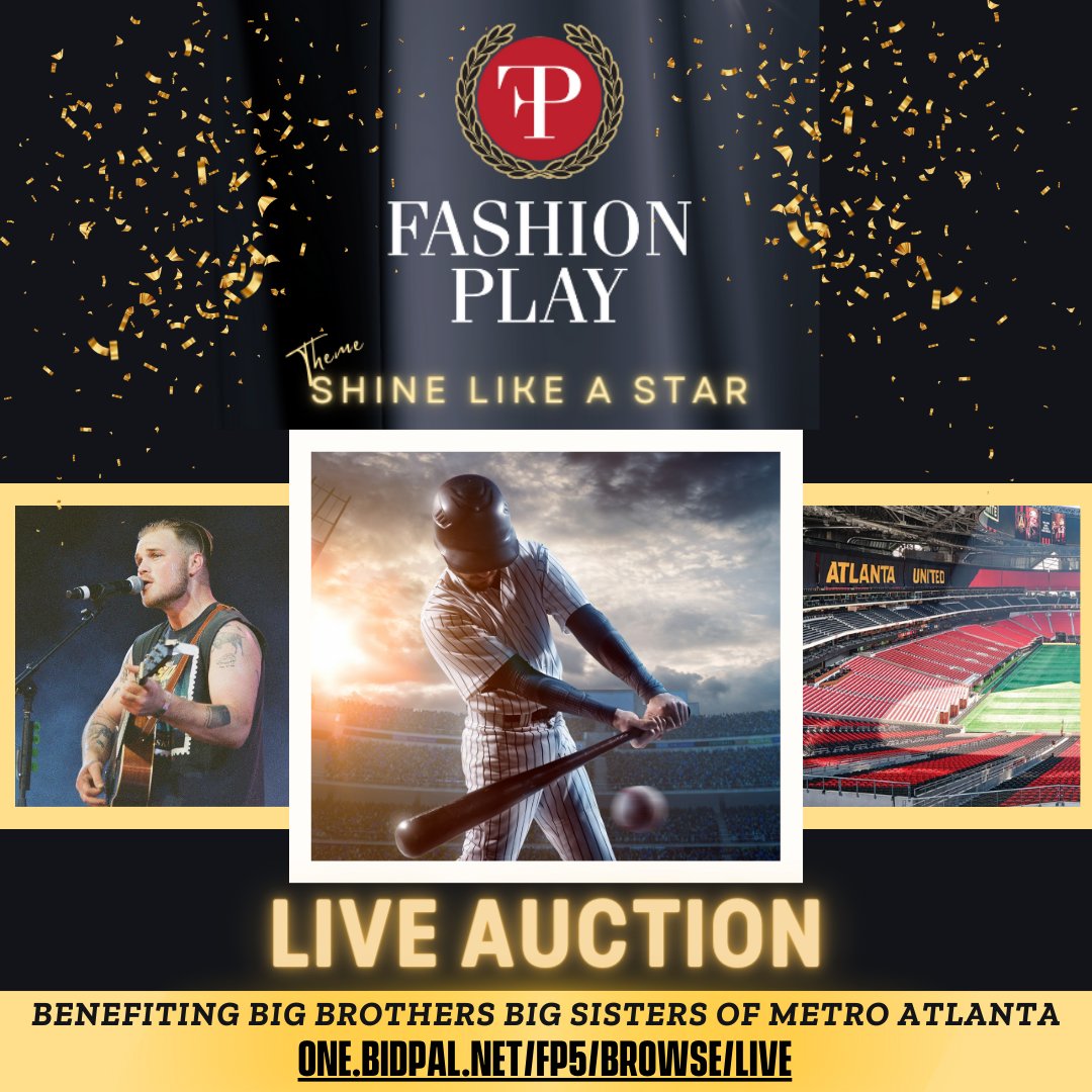 Don’t miss your chance to bid in the Fashion Play 2024 Live Auction! 
Bid even if you can’t attend!
Click here 👉 bit.ly/3QtgiBD or text FP5 to 243725 and start bidding - your next win could be just a click or text away! 🍀
#FP5 #BeBig #BBBSATL