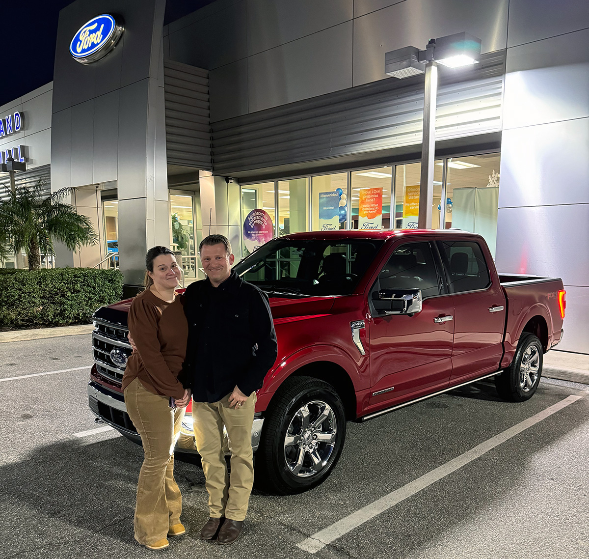 When 'Tre' Towels was looking to get a new #F150, it was #LakelandFord that he came back to as a #RepeatCustomer because 'I will not buy a Ford from anywhere else.' Absolutely #Awesome Tre & #ThankYou for coming back - #Enjoy your #NewTruck - We're here for you! #FordFamily