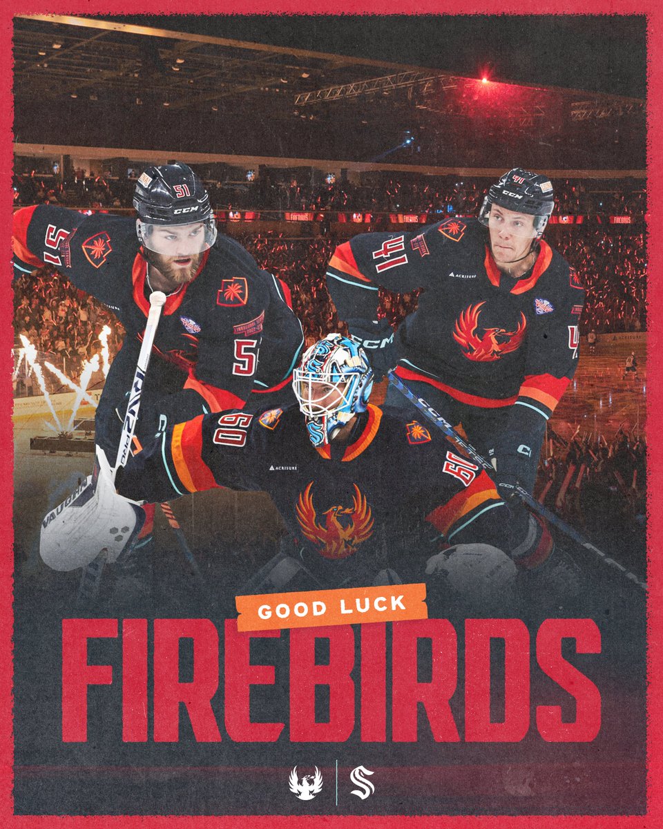 LET'S GOOOOOOO, @Firebirds!!! 🔥 The quest for the #CalderCup begins tonight!