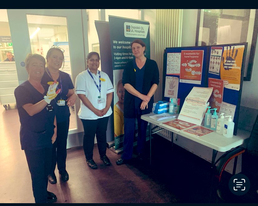 Bernie Nolan (@berniemalone18) on Twitter photo Thanks to our on-site hand hygiene trainers -Nenagh Hospital reminding us of the importance of Hand hygiene & supporting us to renew our training ahead of world hand hygiene day #protectingOurPatients.
<a href="/ULHospitals/">Follow @HSEMidWest</a> <a href="/ryan_cathrina/">Cathrina Ryan</a> <a href="/hseie/">Declan Mc Namara</a> <a href="/Catheri84123148/">Catherine Quinn</a> <a href="/CeliaDwan2/">Celia Dwan</a> <a href="/MiaCliffy/">Maria Clifford</a> Thanks to our on-site hand hygiene trainers -Nenagh Hospital reminding us of the importance of Hand hygiene & supporting us to renew our training ahead of world hand hygiene day #protectingOurPatients.
<a href="/ULHospitals/">Follow @HSEMidWest</a> <a href="/ryan_cathrina/">Cathrina Ryan</a> <a href="/hseie/">Declan Mc Namara</a> <a href="/Catheri84123148/">Catherine Quinn</a> <a href="/CeliaDwan2/">Celia Dwan</a> <a href="/MiaCliffy/">Maria Clifford</a>