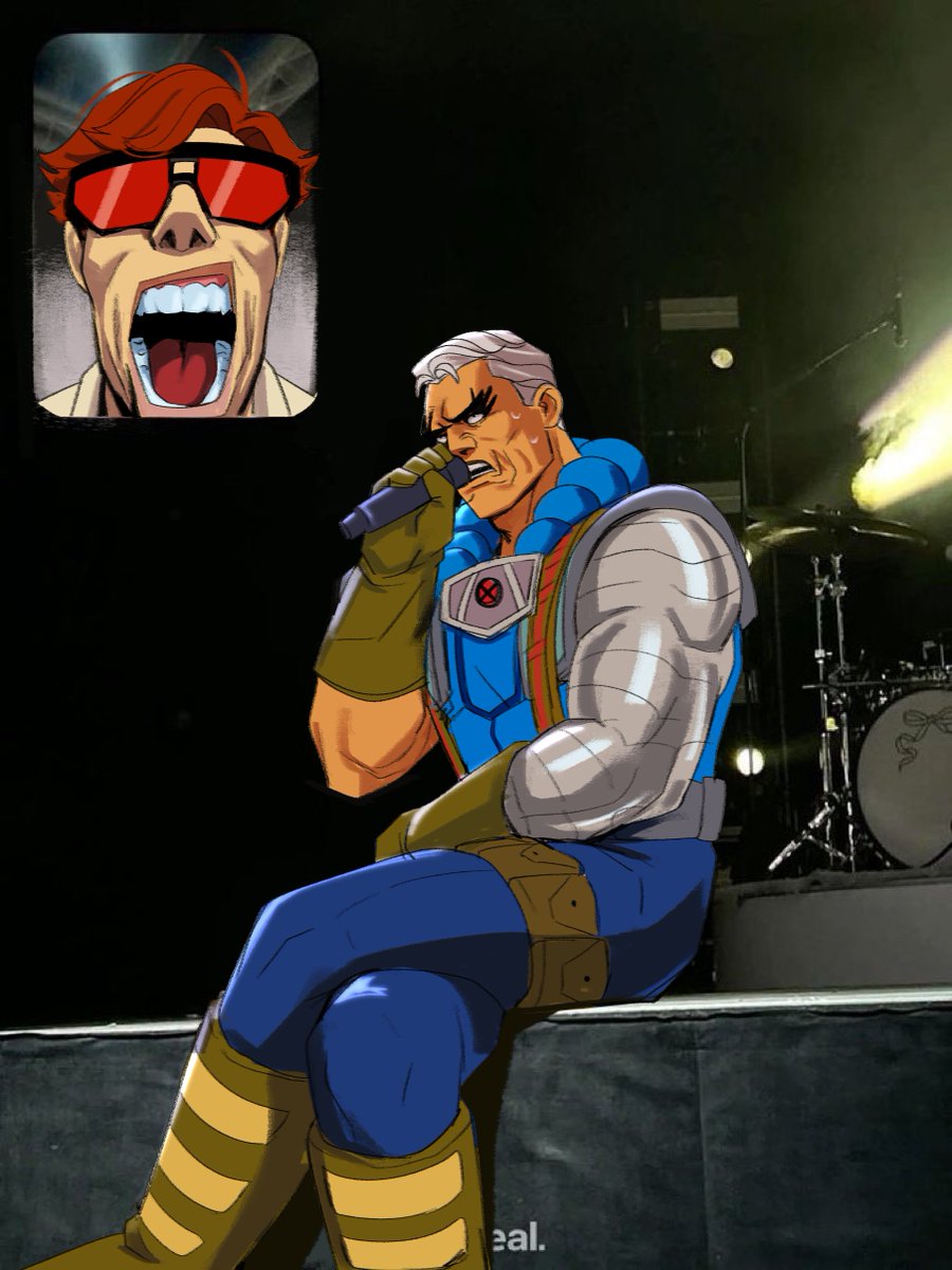 What about overly proud dad? 

#XMen97 #cyclops #cable #xmenfanart