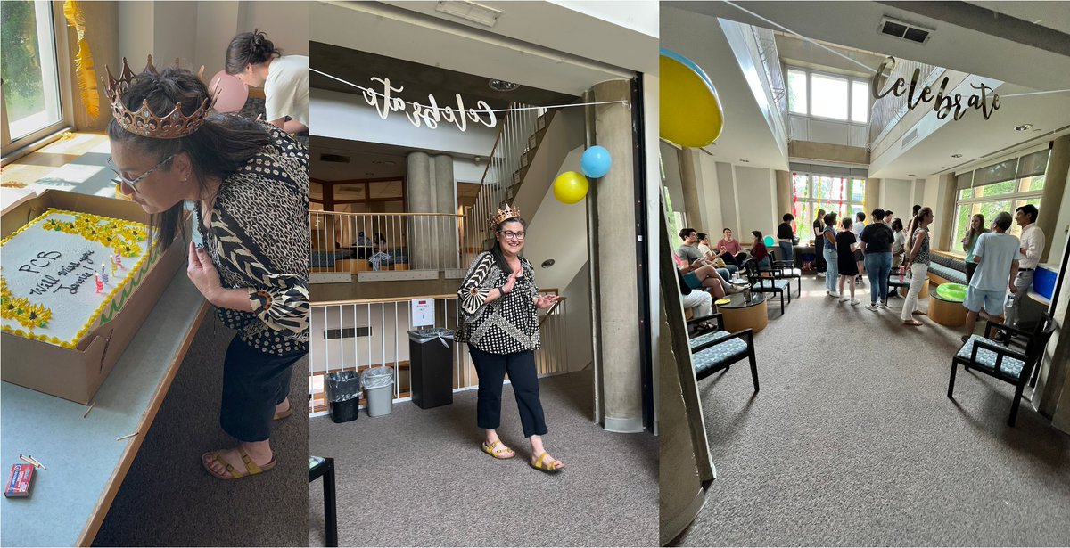 A farewell to our fantastic colleague, Jamie Baize Smith @katbaizes. The PCB students, staff and faculty thank you and we wish you all the best in your next chapter.