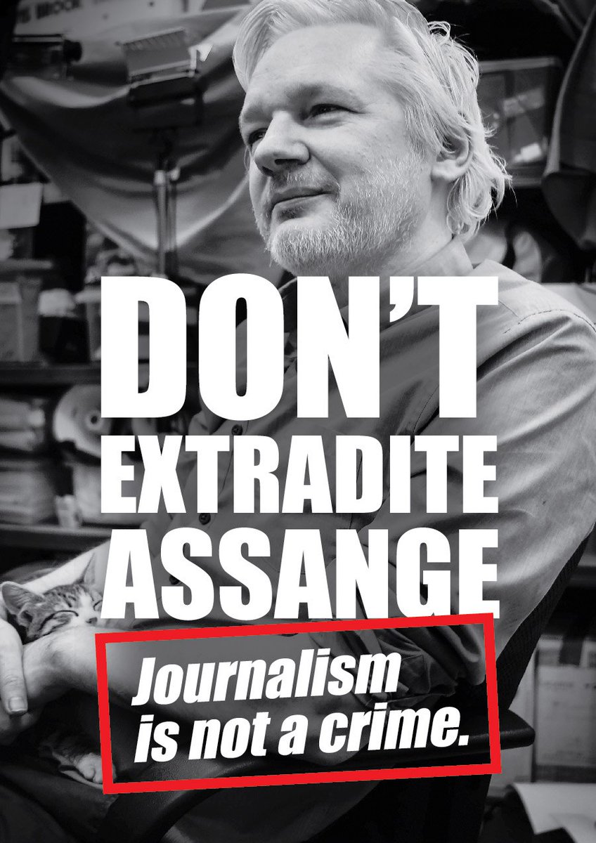 Scrivere verità non può essere considerato un reato.
Free Julian Assange!
#Generazione5Stelle