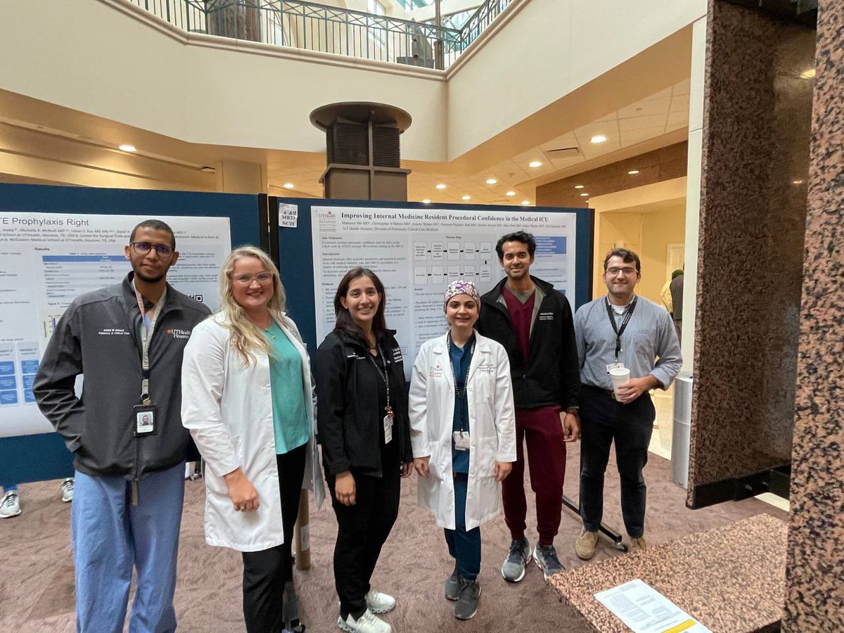Our outstanding #MedEd #PCCM #CCM fellows at the @McGovernMed #QI symposium presenting their #PatientSafety #PatientCare work

@MirMahnoor @galka9198 @MariaAzhar73