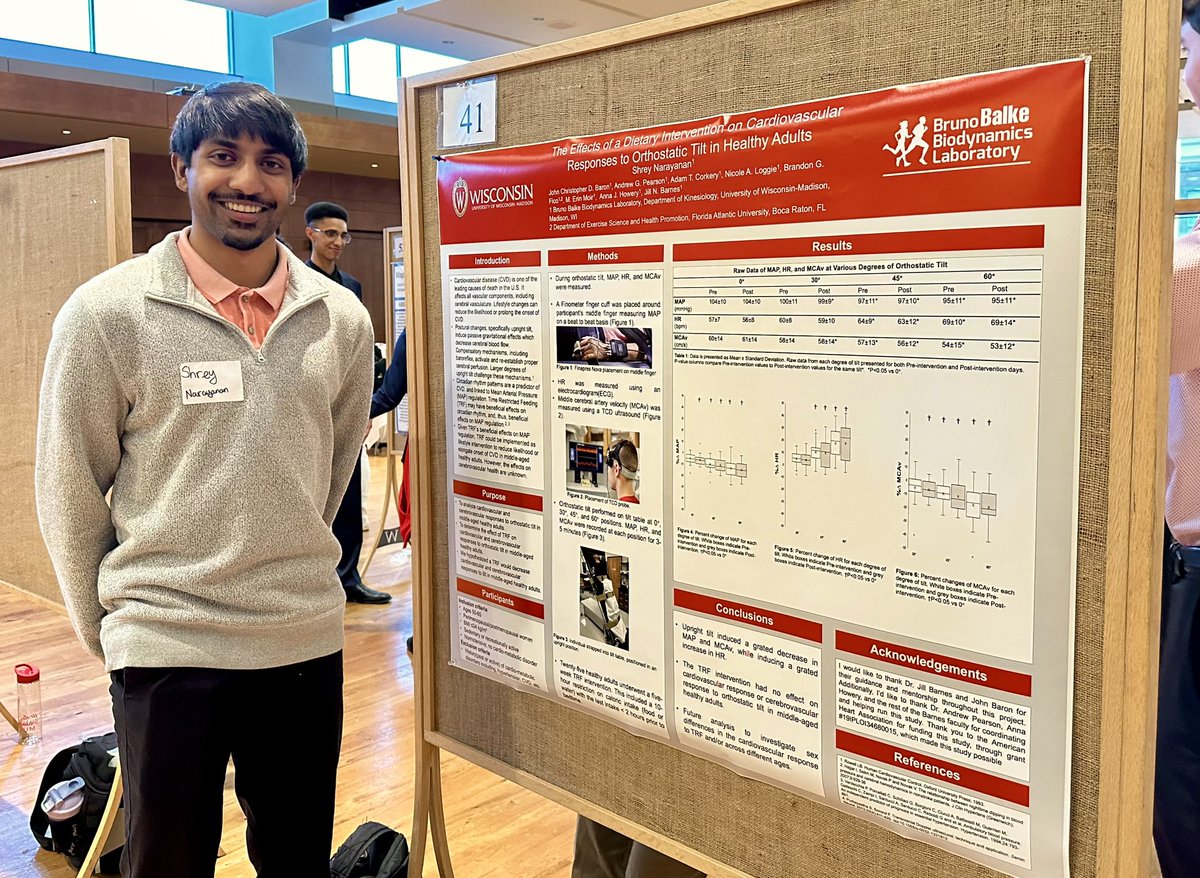 Jill Barnes (@barnes_lab) on Twitter photo Congrats to Shrey Narayanan on presenting his project at the <a href="/UWMadison/">UW–Madison</a> Undergrad Research Symposium, we are excited to have him in the lab one more year! <a href="/uwmadKines/">Kinesiology UW-Madison</a> Congrats to Shrey Narayanan on presenting his project at the <a href="/UWMadison/">UW–Madison</a> Undergrad Research Symposium, we are excited to have him in the lab one more year! <a href="/uwmadKines/">Kinesiology UW-Madison</a>