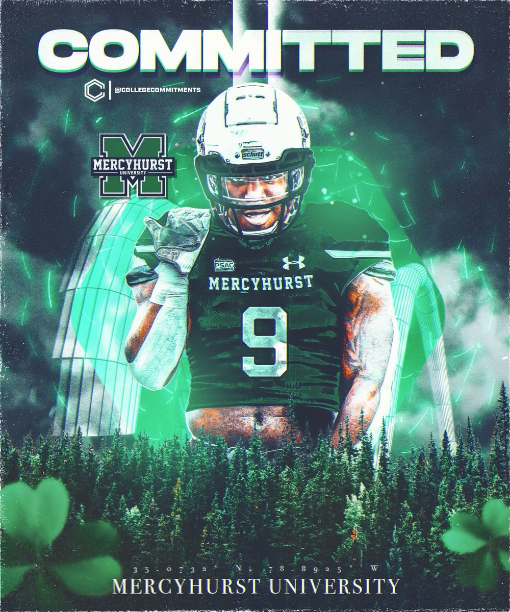 Let's ride laker nation ☘️#Committed @MercyhurstFB