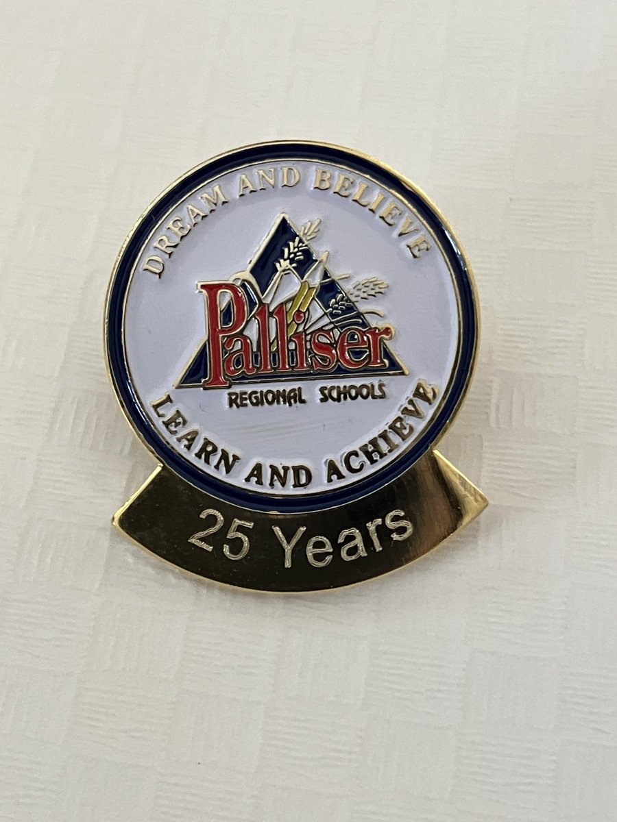 Thanks to Tom Hamer for coming out to NCS to present me with my gift for 25 years of service with Palliser.