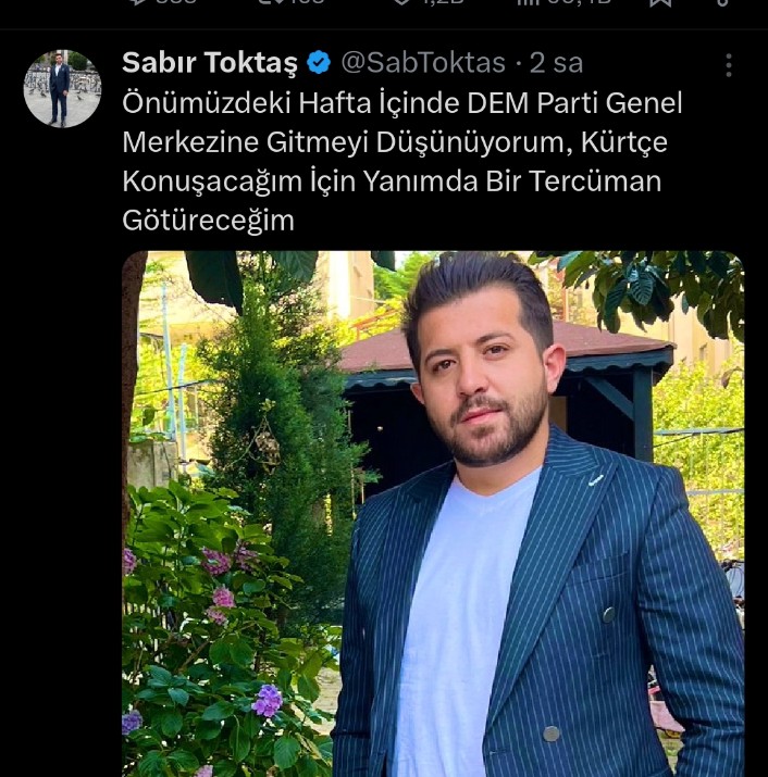 DEM Parti hayvan severdir seni çok iyi ağırlar..! Haftayı bekleme yarın git..!