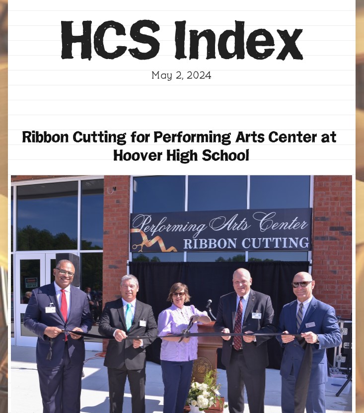 The latest HCS Index is packed with great news from schools across our district! Here's the link -bit.ly/3JMBwGK #districtnews #HCSIndex #educationexcellence