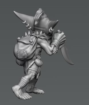 Toblobb, Goblin Adventurer! He’s sneaky but still got caught by the Queen. He’ll be waiting for you to help him out and maybe join your party! Preorder him here… backerkit.com/c/projects/tre…