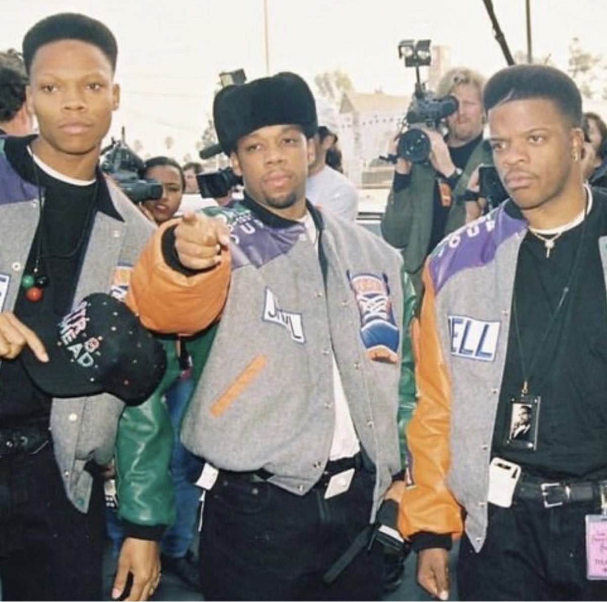 #TBT to pulling up fresh to the '91 AMA's 🫡 We won best new soul/R&B artist btw... #BBD4Life