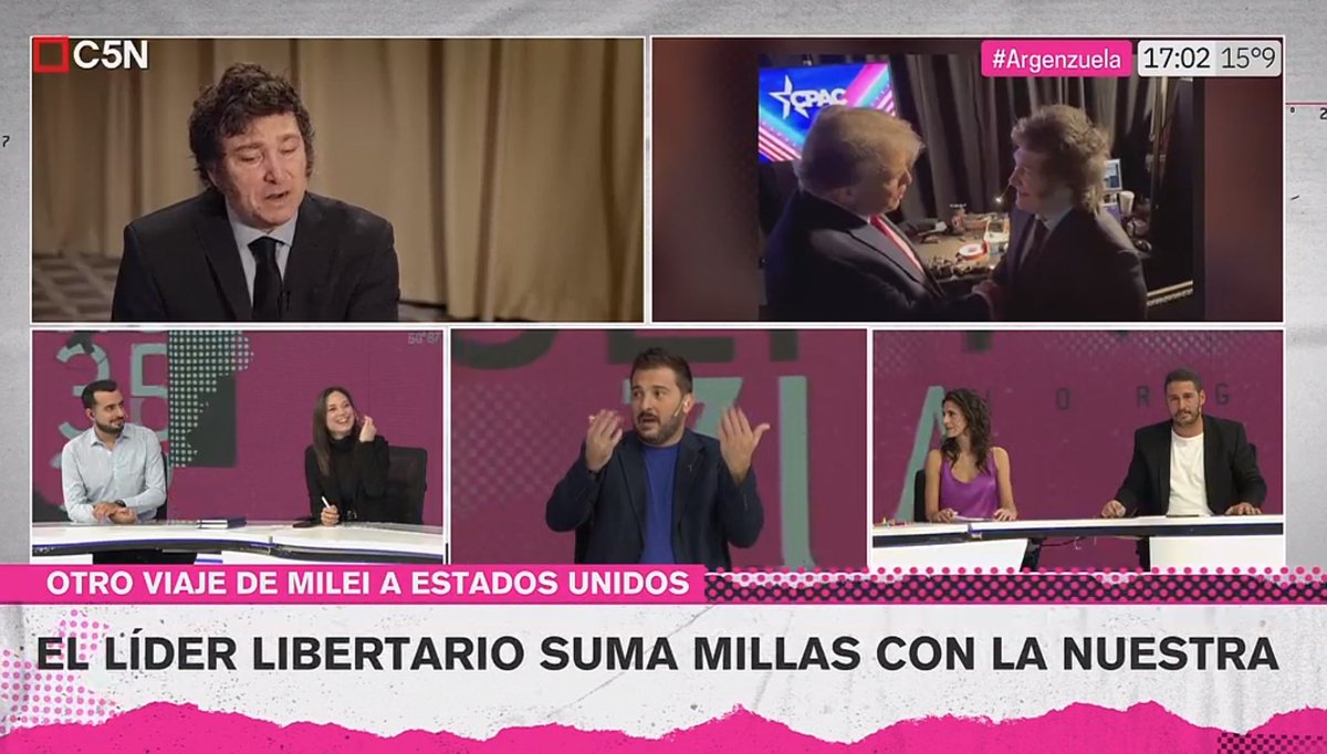 LA TARDE | 📊📈
#Argenzuela @c5n 3,1
#MasVerdad @lanacionmas 1,8
#EstaPasando @todonoticias 1,6
#UltimoMomento @CronicaTV 1,6
#LaTarde @canal26noticias 0,8
#QCD @A24COM 0,7