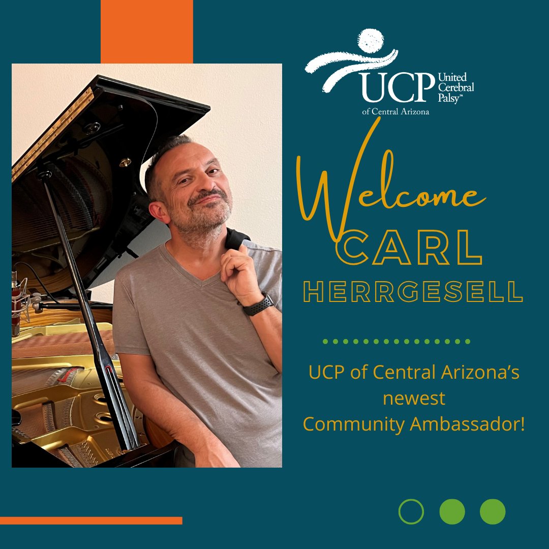 Our newest Community Ambassador: Carl Herrgesell! Inspired by his sister Amy, Carl is not only a caregiver but also an advocate for individuals with disabilities. Bringing his talent and passion to our Adult Day Program, inspiring and raising awareness. vist.ly/35bqb