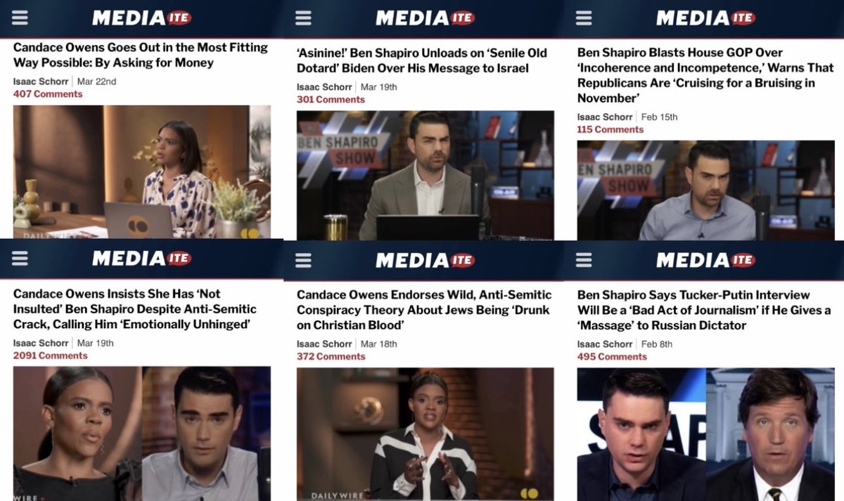 🚨📝EXCLUSIVE: Ben Shapiro working behind the scenes with journalists to discredit his enemies: Tucker Carlson, Candace Owens, Andrew Tate, Charlie Kirk @benshapiro, through a behind-the-scenes network of “pro-Israel journalists”, is allegedly employing @isaac_schorr to write…