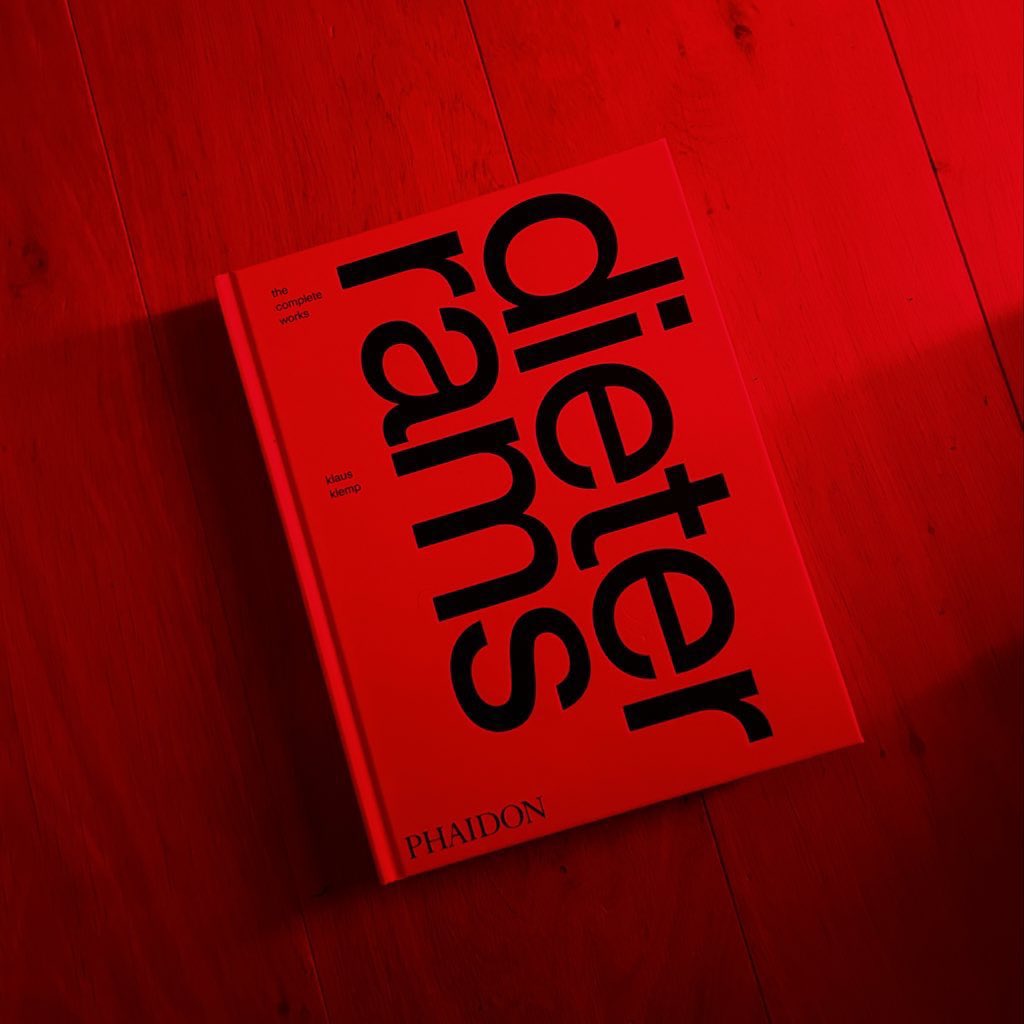 Dieter Rams under a red neon light. counter-print.co.uk/products/diete…